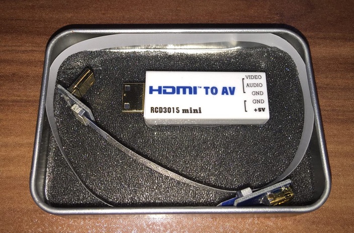 تبدیل تصویر mini HDMI to AV