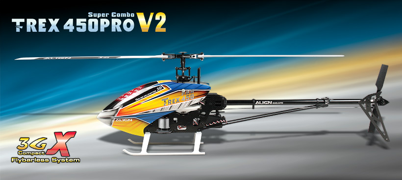 هلی کوپتر کنترلیtrex 450-6 ch