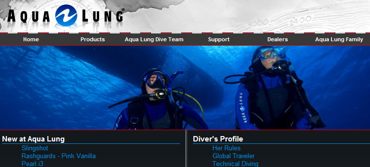 آموزش غواصی با لوازم aqua lung