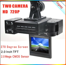 HD  2 Camera Car DVR