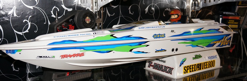 kyosho boat speed vee800